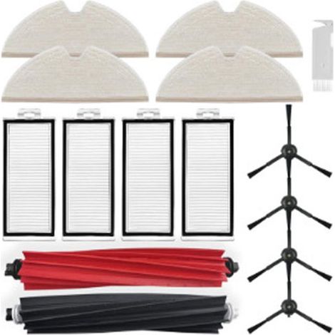 Adatto per accessori per aspirapolvere Roborock Q5Pro/Q5 PRO+/Q8 Max/Q8 Max+: set di ricambio per filtro, spazzole laterali e spazzola principale - 15 pezzi