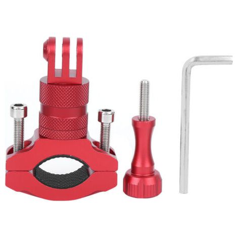 Pair Support de vélo en alliage d'aluminium pour caméra d'action GoPro, fixation à 360°.