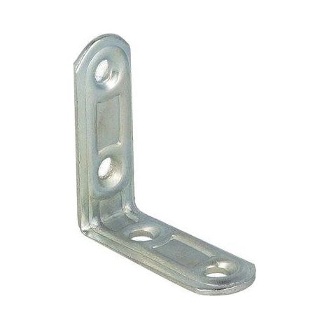 LASTRINE DI GIUNZIONE AD ANGOLO STONDATE IN ACCIAIO ZINCATO BIANCO 50X50 MM. 4 PZ.