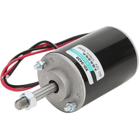 Moteur 12 V, puissant moteur 12 V (12 V 3500 tr/min), moteur CC à couple élevé