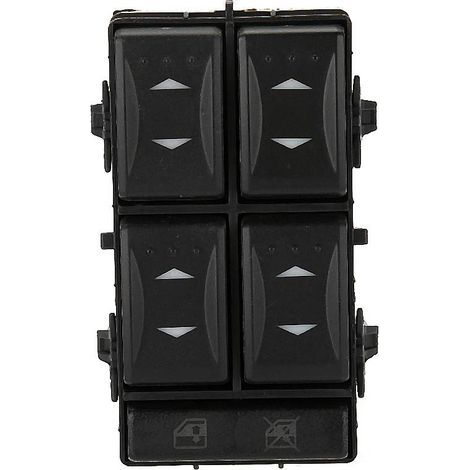 Commutateur de vitre électrique avant gauche fenêtre maître noir de voiture électrique Bouton de commande de vitre électrique pour MONDEO 2001-2007 3S7T-14A132-BA 1230391. (1/5)