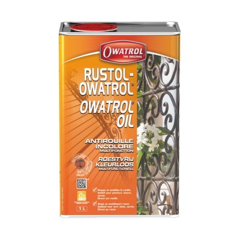 Deco Fer Forge – Rustol antirouille incolore 1L – Protection métal contre la rouille – Adhérence renforcée sur tous supports – Résiste à +175°C
