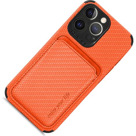 Adaptée aux coques de protection universelles ultra-minces, conçue spécifiquement pour l'iPhone 14 Pro Max, dotée d'un emplacement magnétique pour carte, alliant design élégant et praticité. (1/2)