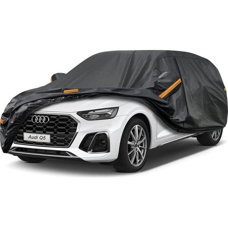 Bâche Voiture Étanche Respirante Compatible avec Q5 (2008-2025), 7 Couches Housse de Protection Voiture Extérieur, Contre Pluie Soleil Poussière avec Zip et Doublure en Coton. (1/5)
