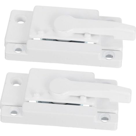2paire Verrous de Fenêtre à Guillotine Remplacement pour Fenêtres Coulissantes Verticales et Horizontales Butée de Porte de Sécurité