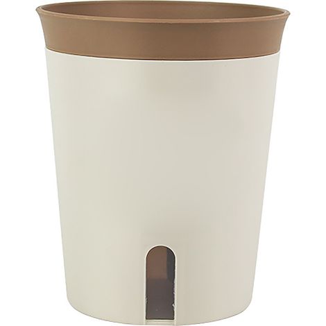 Pot de fleurs à arrosage automatique, petit format, pour plantes d'intérieur (1/5)