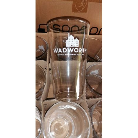 Lot de 6 verres Wadworth - 50 cl - Verres à bière rares et neufs