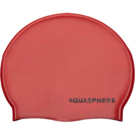 AQUA SPHERE MP CAPPELLO IN SILICONE SEMPLICE PER ADULTI SA212EU0601 ROSSO