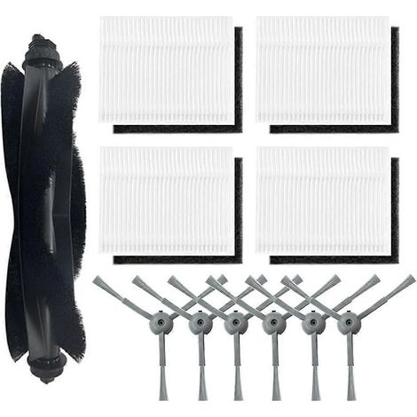 Kit d'accessoires de rechange pour pièces détachées d'aspirateur robot hybride Eufy (1/5)