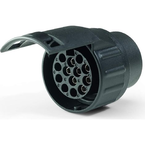 Ymyny – Adaptateur 7 broches vers 13 broches – Connecteur étanche pour remorque et porte-vélos – Plastique résistant aux UV et à l'eau (1/4)