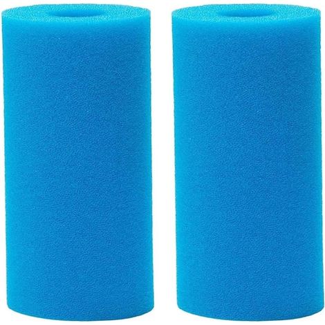 Éponge de filtre de piscine en mousse de filtre de piscine, éponge de filtre de piscine réutilisable 2 pièces filtre de piscine 14550250mm (1/4)