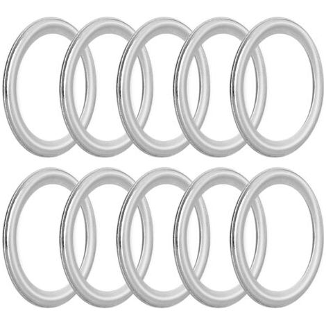 M20 Oil Drain Plug Gaskets Crush Washers Seals Rings for Subaru Baja Forester Impreza Legacy Outback STI WRX, Replacement for The Part 11126AA000, Used for Oil Change, 10 Pack (1/5)