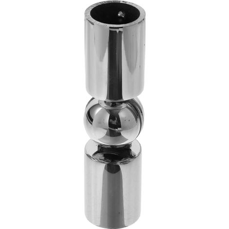 Rideaux métalliques, tringles à rideaux, connecteurs pour tringles à rideaux, connecteur d'angle pour tringle à rideaux, connecteur d'angle pour rideaux-9.5X3X3CM-Silver