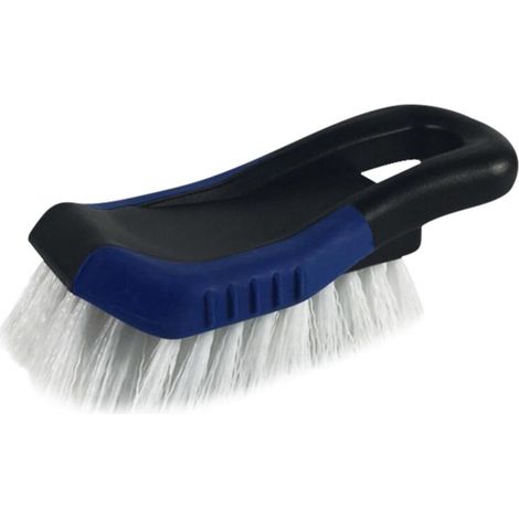 Brosse de nettoyage récurrente pour tapis de voiture - Brosse de nettoyage robuste pour tapis de voiture, brosse multifonctionnelle pour le nettoyage intérieur et les tapis de voiture. (1/5)