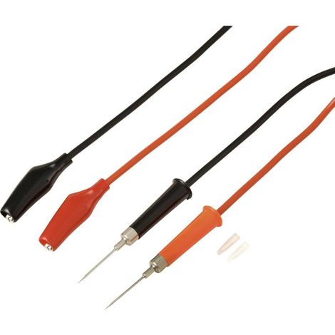 VOLTCRAFT MSL-310 Cavo di misura Contatti Al morsetto a coccodrillo 1 m,1 Paio/a (1/4)