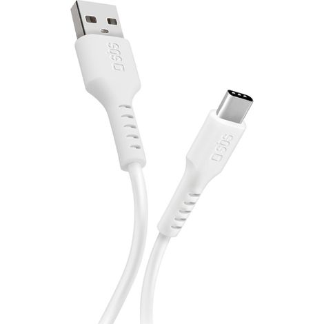 SBS Cavo Per Dati E Ricarica USB-A E USB-C 1 Mt