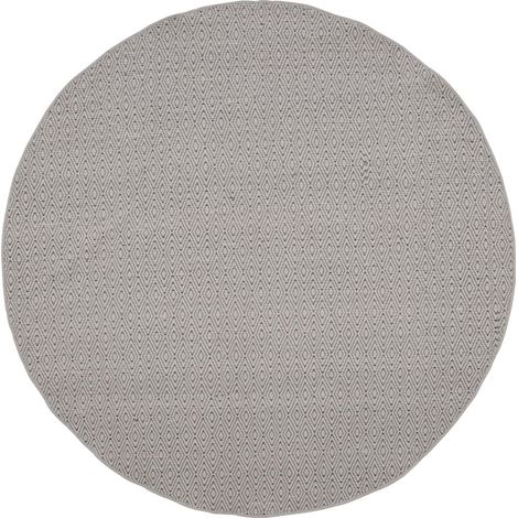 Julana tapis Ø200 cm laine beige. (1/4)