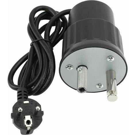 DPZO Moteur Tourne Broche de Barbecue Moteur Eléctrique Camping en Aluminium Kit Rtissoire Barbecue Charge Nominale 0-24kg,-DPZO (1/5)