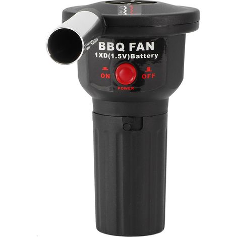 Ventilateur de barbecue portable, souffleur d'air électrique pour pique-nique, camping, grill, barbecue et réchaud (1/5)