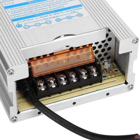 Alimentation à découpage étanche à la pluie pour LED 400 W LHDV-24E400 24 V (1/5)