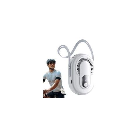 Ventilateur Portable – Petit Clip De Taille À 5 Vitesses Et Ventilateur De Cou Suspendu Avec Affichage LED Glacière Électrique Rechargeable, Idéale Pour Les Voyages, L'extérieur, La Randonnée, Le Ca