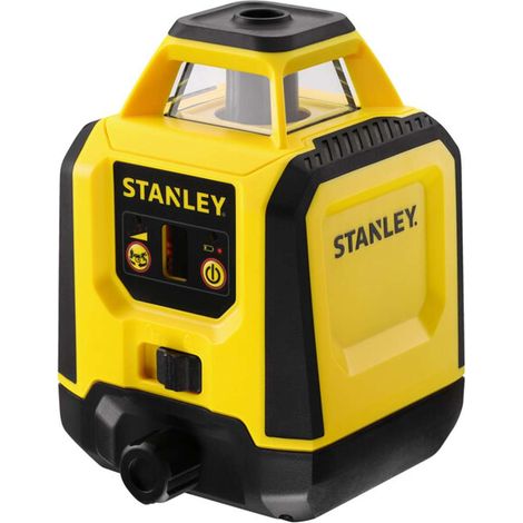 Stanley – Laser rotatif automatique 30m – Classe de laser 2 – Longueur d'onde 635nm – Alimentation 2 piles D – Précision +/- 6mm/30m