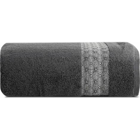 Asciugamano da bagno Malika 70x140 cm grafite (1/5)