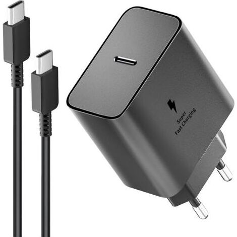 Chargeur rapide 45W USB C pour Samsung Galaxy S24+, S23+, S22, Note20, A54, Z Fold5 – Câble 1m – Charge jusqu'à 45% en 20 min - Flip4 (1/5)