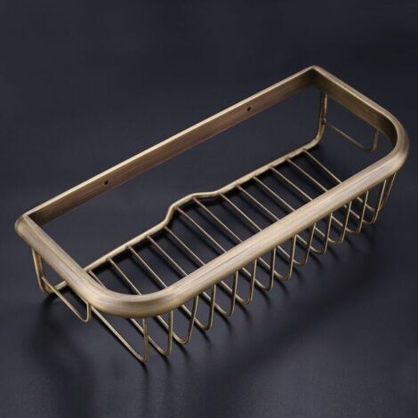 Étagères de salle de bain - Fixation murale (30x13×7.2CM ) Laiton 1pcs (1/5)