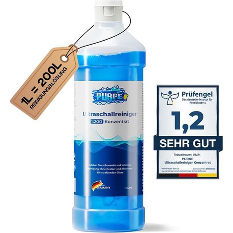Concentrato liquido per pulitori a ultrasuoni, pulizia di gioielli 1:200