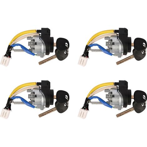 4 cylindres de serrure d'allumage et 8 clés, KIA 11-15 OPTIMA 13-17 RIO 81900-1WK00 (1/5)