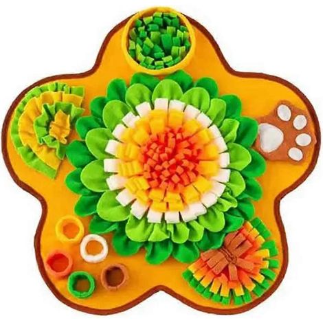 Tapis de fouille pour chien, tapis d'alimentation multifonctionnel, distributeur de friandises pour chiens, jeux pour chiens Pupsicles (1/4)