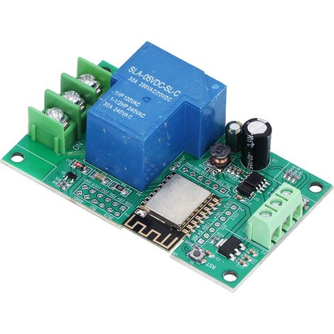 Module Wi-Fi ESP-12F, module relais 30 A monocanal (1/5)