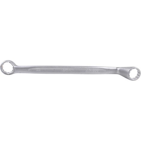 Llave de estrella doble acodada de acero al cromo 6-7 hasta la 65-70 mm                                                     36-41mm
