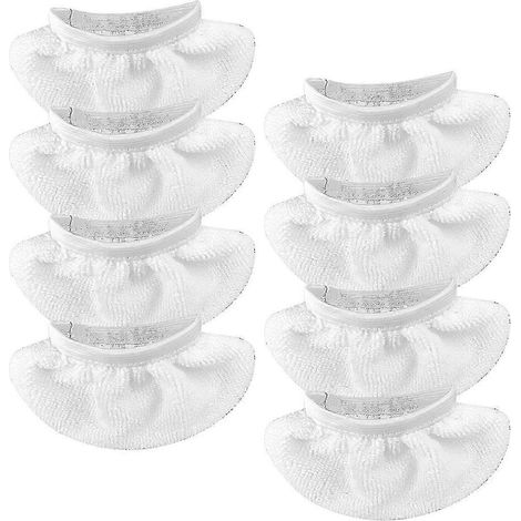 Lot de 8 lingettes AURA pour nettoyeur vapeur portatif, compatibles avec Bissell Steam Shot, Wagner, PurSteam, McCulloch. (1/5)