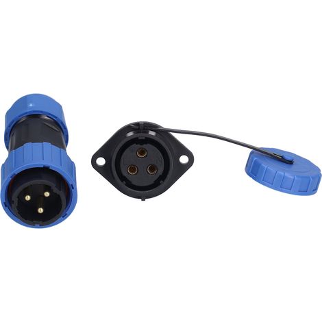 IP68 Wasserdichter Stecker/Buchse Flansch-Stoßanschluss Luftfahrt-Stromanschluss 250V 612mm LP20 (3-polig) (1/5)