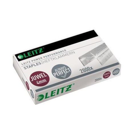 Leitz Heftklammer Juwel 56400000 4mm verzinkt Metall 2.000 St./Pack. (1/2)