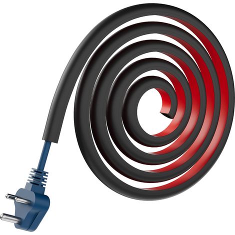 Goulotte de câble autocollante 2 m (15 x 12 mm) – Silicone flexible, découpable et recouvrable pour TV, mur, bureau, cache-câbles (noir) (1/5)