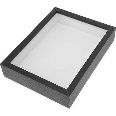 Cadre de présentation pour fleurs séchées boîte en bois cadre de rangement suspendu (1/5)