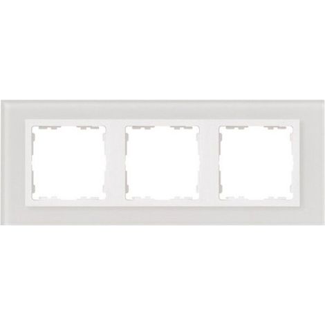 Cornice 3 elementi in vetro bianco SIMON 82 NATURE 82637-30