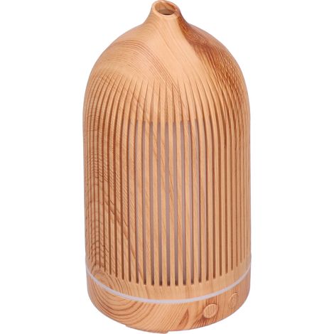 5V 200ml USB-Aroma-Diffusor, Mini-Luftbefeuchter mit Nachtlicht, helle Holzmaserung, leuchtendes Holz, leiser Zerstäuber fürs Schlafzimmer (1/5)