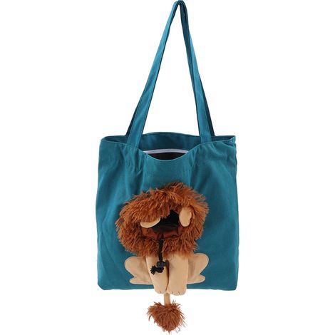 Sac à dos pour chien en forme de lion, grand volume et portable pour extérieur (1/5)