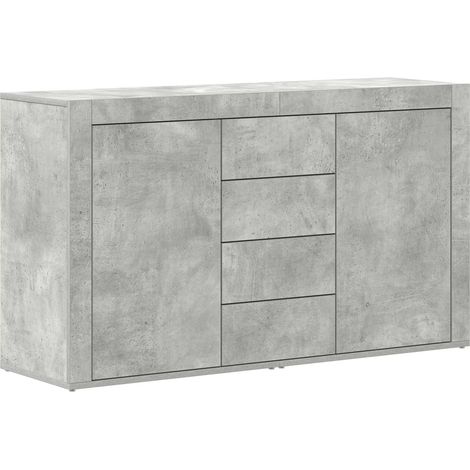Maison Exclusive - Credenza Grigio cemento 120 x 36 x 69 cm Legno multistrato
