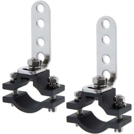BUNTHAUS Support de montage universel pour phare de travail 22-32 mm, support de phare de moto, supports de montage pour lampe de fourche avant (2 pièces) (1/5)