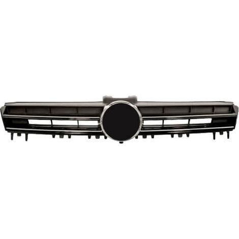 Grille de calandre avant noir et chromée Comfortline Volkswagen Golf 7 phase 1 2012-2017