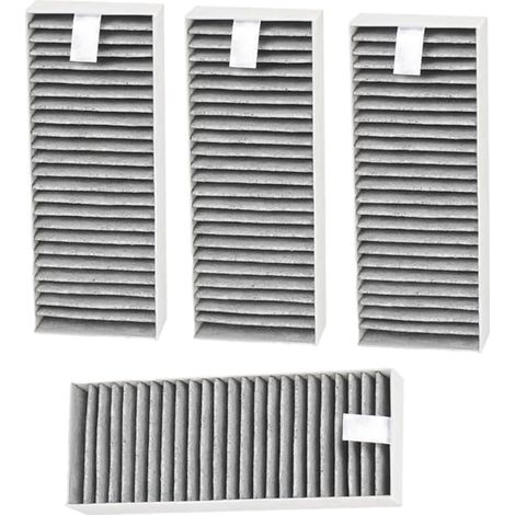 Lot de 4 filtres à charbon actif pour Siemens HZ9VRCR0 17004796/Bosch HEZ9VRUD0 17004811/Neff Z821VR0 17004806/Gaggenau CA282111/Constructa CCZ9VRCRCR0 17006669 (1/5)