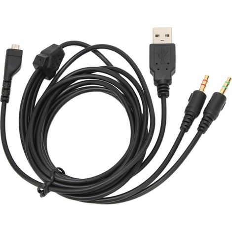 Câble audio USB et prise jack 3,5 mm avec éclairage pour casque SteelSeries Arctis (1/5)