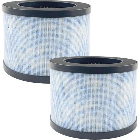 Lot de 2 purificateurs d'air H13 HEPA, pré-filtre de rechange compatible avec AROEVE MK01, MK06, MG01JH, Kloudi DH‑JH01, DH‑JH06, ToLife TZ‑K1, POMORON MJ001H, Elechomes EPI081/EP1081, Intelabe (1/5)