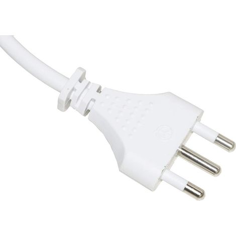 Link Multipresa Universale LKMP055 5 Prese Ita/Schuko 10/16A Cavo 5M Interruttore Illuminato Bianco