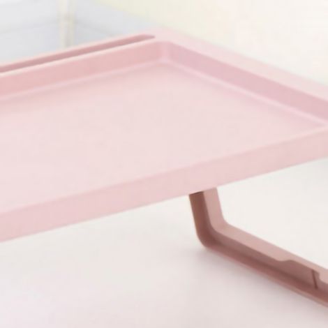Faltbarer und tragbarer Laptoptisch, rosa Schreibtisch 68 x 35,8 x 27,5 cm, Studentenbett, schlichtes und kreatives Design (1/3)